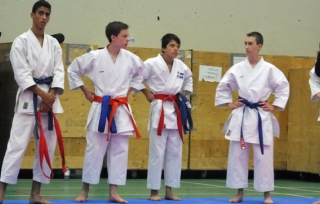 1ere selection Karate Quebec